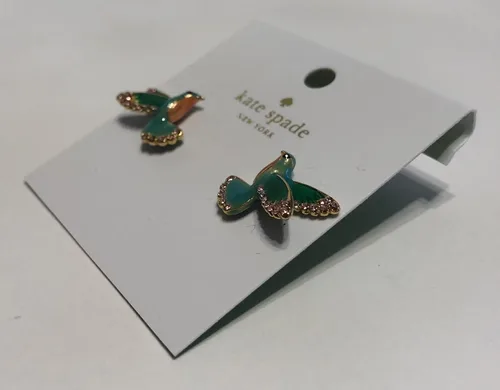 Vista 7 de Kate Spade New York Scenic Route Aretes de colibrí O0RU2496, Metal