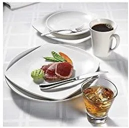 Vista 2 de World Tableware 840-445R-12 Porcelana Placa de llanta ancha de 12" - 12 / CS