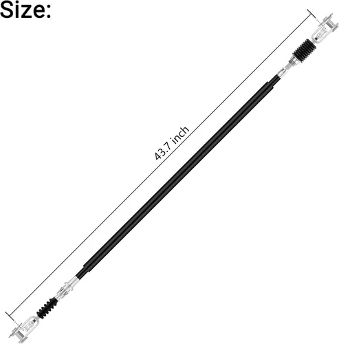 Vista 4 de 10L0L Cable de freno de carrito de golf para Yamaha G29/Drive Gas 2007-2015 Modelo 43.7" con clip de horquilla de pasador JW1-F6341-31-00