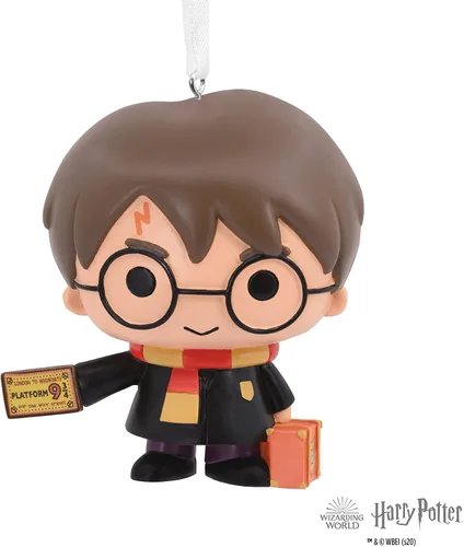 Vista 6 de Hallmark Adorno navideño de Harry Potter con boleto de tren