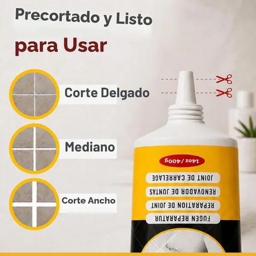 Vista 6 de ISPAR Kit de reparación de lechada para azulejos, relleno de lechada gris oscuro de 8.8 onzas, pasta de reparación de lechada premezclada, relleno