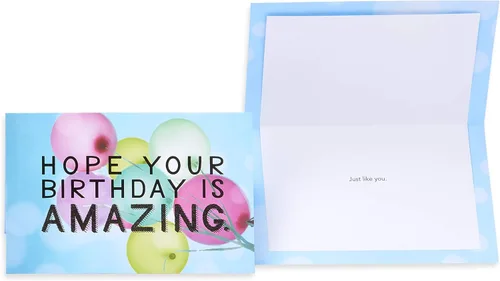 Vista 4 de American Greetings Tarjetas de cumpleaños surtidas de alta calidad, diseños contemporáneos (8 unidades)