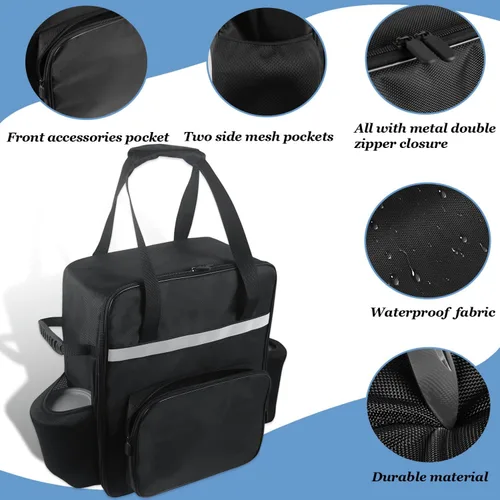 Vista 6 de Bolsa de transporte para máquina de helados Ninja CREAMi NC301 y NC501, bolsa portátil de viaje para máquina de helados, bolsa de almacenamiento