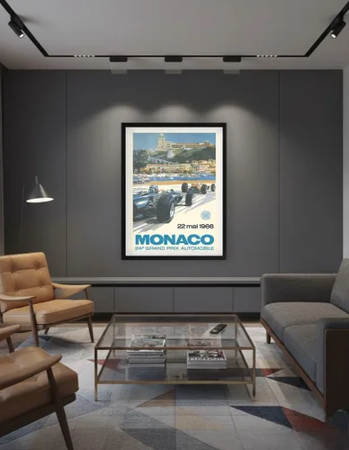 Vista 7 de Póster del 24º Gran Premio de Mónaco de 1966 - Circuit de Mónaco
