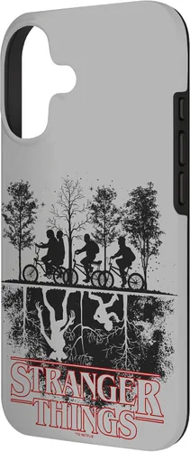 Vista 2 de Stranger Things Upside Down Hawkins Ride - Carcasa con logotipo para iPhone 17