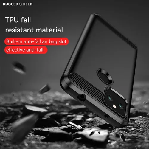 Vista 7 de Funda para Google Pixel 5A 5G Funda de fibra de carbono delgada y suave TPU Funda protectora de absorción de golpes Cubierta de teléfono a prueba