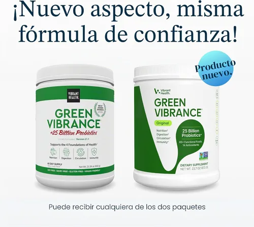 Vista 2 de Salud Vibrante Green Vibrance, Verde, 1