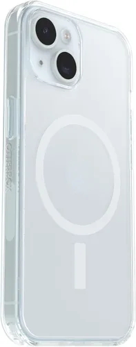 Vista 4 de OtterBox - Funda transparente para iPhone 17e, 16e, 15, 14 y 13 de la serie Symmetry - Transparente