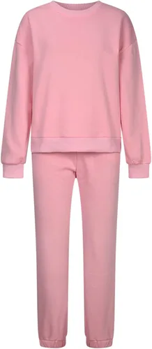 Vista 4 de kcdigr Conjunto deportivo de 2 piezas para mujer, sudadera con media cremallera para otoño, de gran tamaño, sudadera con media cremallera