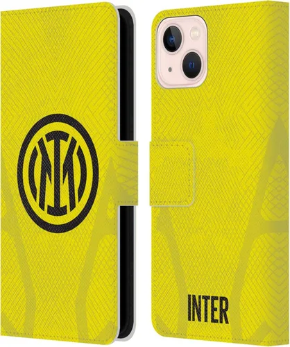 Vista 80 de Head Case Designs Officially Licensed Inter Milan Away 2025/26 Crest Kit Leather Wallet Case Compatible with Apple iPhone 11