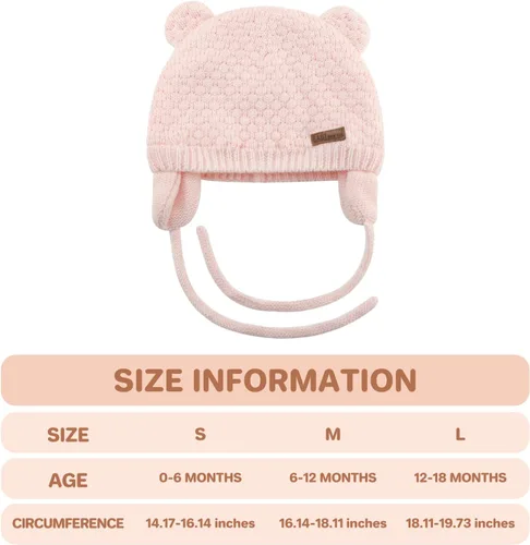 Vista 5 de Duoyeree - Gorro de punto para bebé