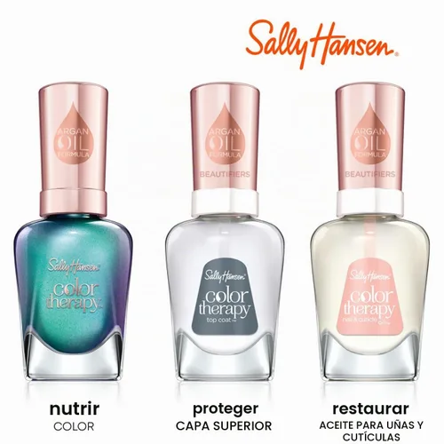 Vista 10 de Esmalte de uñas Sally Hansen Color Therapy Nirvana transparente