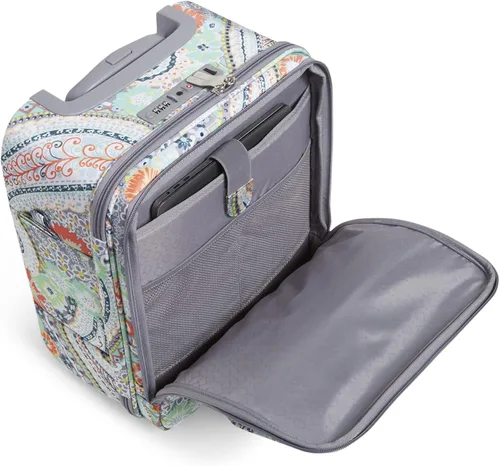 Vista 3 de Vera Bradley Softside - Bolsa de trabajo rodante para mujer, Cachemira Citrus