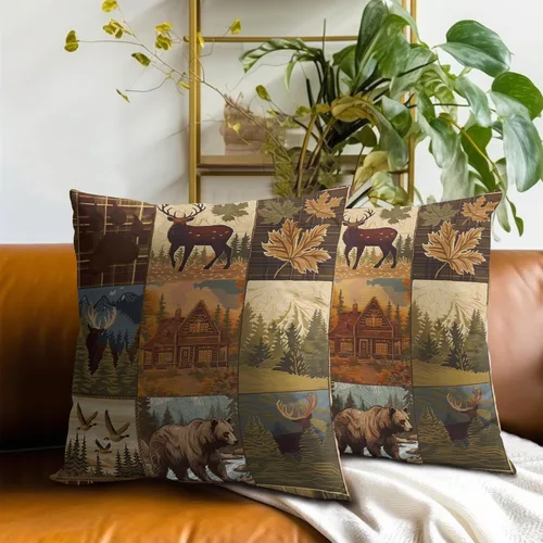Vista 119 de Giwawa Juego de 2 fundas de almohada decorativas con diseño floral de girasol de 16 x 16 pulgadas, fundas de cojín decorativas para el hogar, sofá