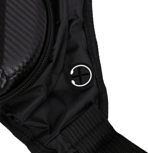Vista 4 de Motorcycle Leg Bag with Detachable Straps, Expandable EVA Hard Shell
