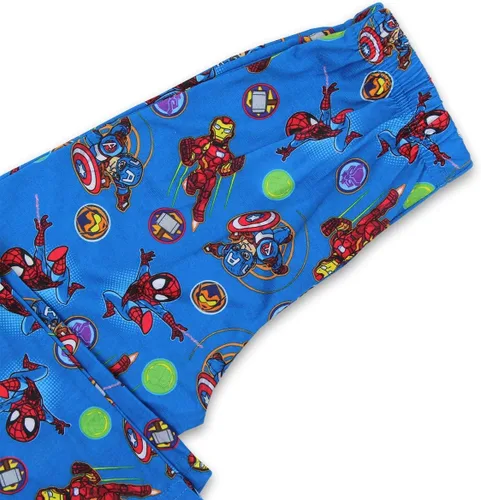 Vista 6 de Super Hero Adventures Avengers - Conjunto de pijama de 2 piezas para niños pequeños