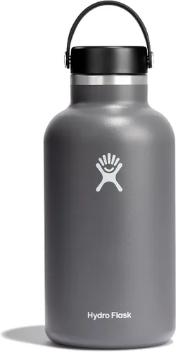 Vista 47 de Hydro Flask Botella de agua – Acero inoxidable aislado – Tapa flexible de boca ancha, antiderrames, a prueba de fugas y recargable en agave de 20