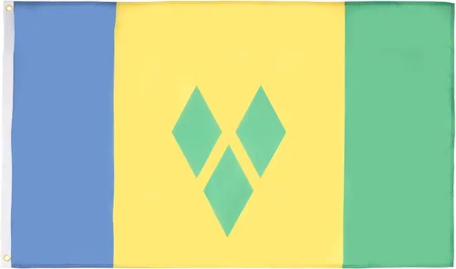 Vista 49 de AZ FLAG Juego de 5 banderas de Venezuela con parche – 35.4 x 23.6 in – Bandera Venezolana 7 estrellas 100% poliéster con ojales metálicos integrados