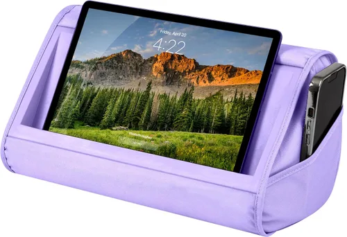 Vista 10 de LAPGEAR Soporte de almohada para tablet, ranura de 11 pulgadas para iPads, Galaxy Tabs, Kindles, lectores electrónicos y teléfonos, soporte