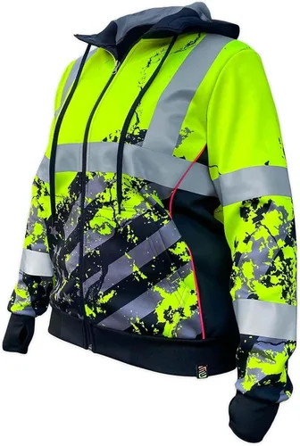 Vista 16 de SafetyShirtz SS360 ANSI Clase 3 Tipo R Sudaderas con Capucha Gráfica
