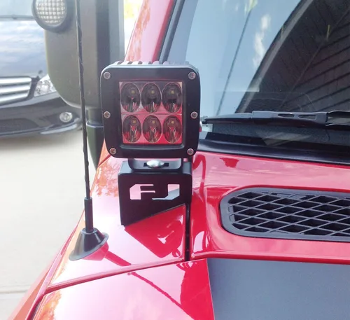 Vista 8 de iJDMTOY Luces LED cúbicas de alta potencia de 2 x 3 pulgadas, 24 W, compatible con Jeep Truck Off-Road ATV 4WD 4x4, haz puntual, blanco xenón
