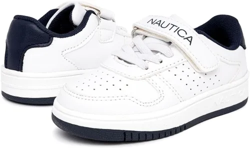 Vista 6 de Nautica Zapatos con correa ajustable para niños Cómodas zapatillas casuales para niños y niñas, niños pequeños y niños pequeños