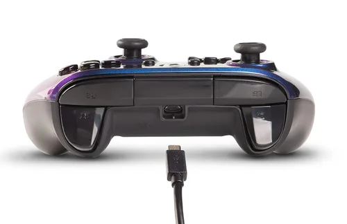 Vista 6 de Enhanced Wired Controller for Xbox One - Cosmos Nebula, gamepad, wired video game controller, gaming controller, Xbox One, works with Xbox Series XS
