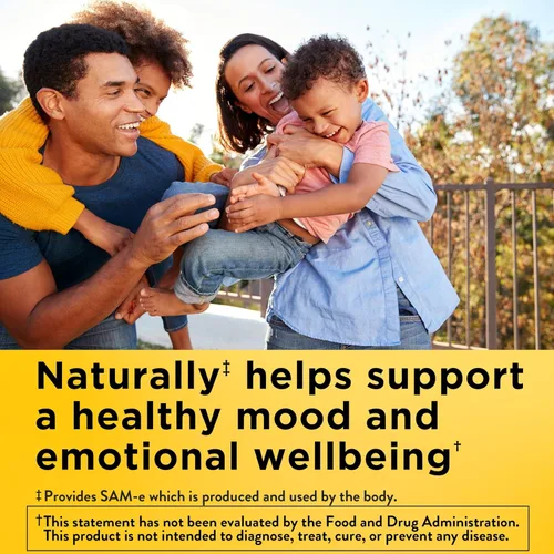 Vista 2 de Nature Made SAM-e Complete 400 mg, suplemento dietético para apoyo al estado de ánimo, 36 tabletas, suministro para 36 días