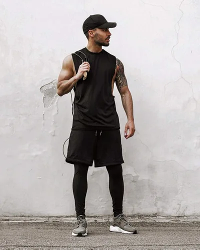 Vista 3 de Camisetas de entrenamiento para hombre, camiseta perfecta para culturismo, camisetas sin mangas para gimnasio