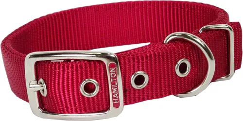 Vista 13 de Hamilton Collar de perro con hebilla de nailon doble grueso para perros medianos y grandes, cuello de 1 pulgada de ancho x 20 pulgadas, camuflaje