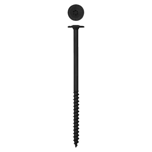 Vista 41 de SPAX Tornillos de retraso de madera estructural con cabezal de arandela exterior de 1/4" x 2-1/2", broca Torx T-Star (50 EA) incluida, resistente a