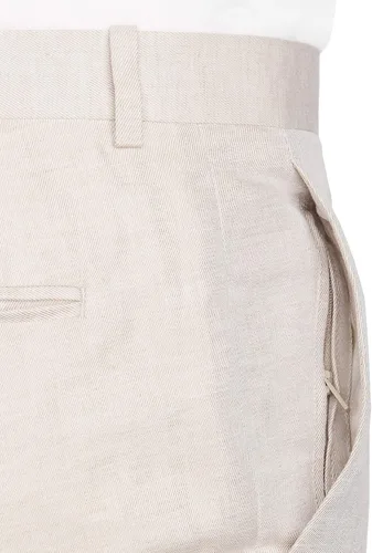 Vista 4 de Perry Ellis Men's Portfolio Essentials Linen Dress Pant, Modern Fit, Solid Twill, Lightweight (Waist Size 29-42)