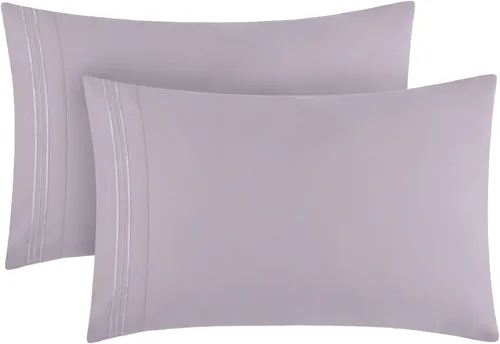 Vista 18 de Mellanni Fundas de almohada de lujo, extrasuaves, refrescantes, fundas de almohada de 12 piezas de la colección icónica, cierre de sobre