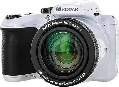 Vista 3 de Kodak PIXPRO AZ405 - Cámara digital (blanco) Sensor de 20 MP, zoom óptico de 40x, lente gran angular de 0.945 in y estabilización óptica de imagen