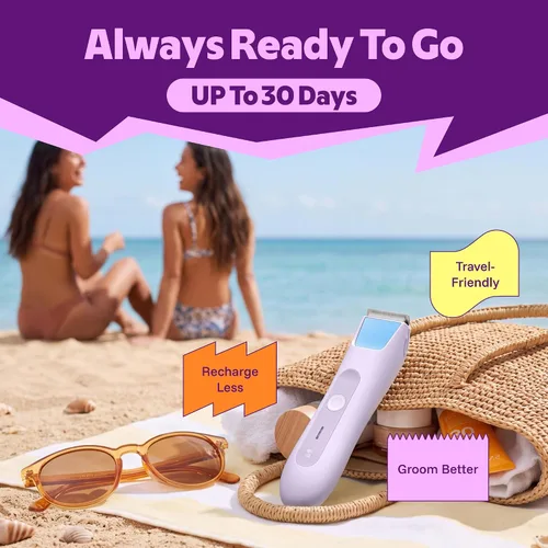 Vista 7 de Cortador de bikini POP 4 en 1 para mujer Púrpura