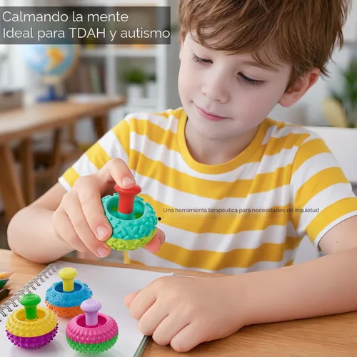 Vista 3 de Juguetes sensoriales de silicona para niños y adultos, 4 juguetes sensoriales para aliviar el estrés para autismo, TDAH, ansiedad, artilugios