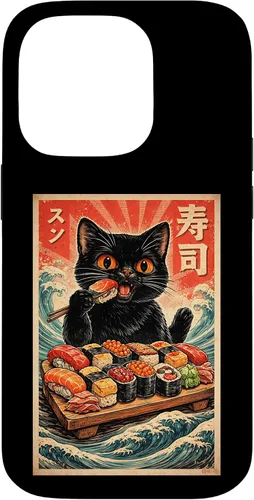Vista 17 de Cute Kawaii Sushi Cat Funny Japanese Cat Eating Sushi Case for iPhone XR