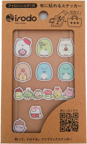 Vista 6 de Sanei Irodo SGN003 Sumikko Gurashi - Pegatina de tela Gecko