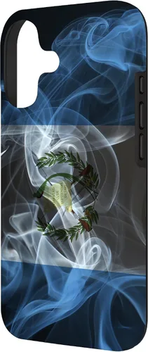 Vista 2 de Smoky Guatemala Flag - Funda de orgullo guatemalteco ahumado para iPhone 17