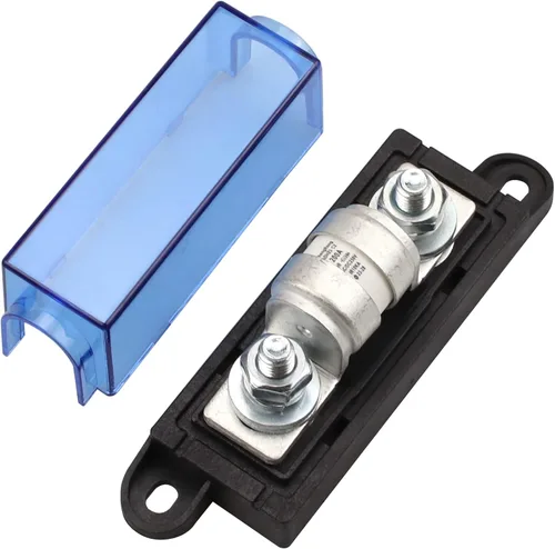 Vista 17 de ZOOKOTO Bloque de Fusibles 150VDC IR10KA 80A Clase T con Portafusible de 80 Amperios, Compatible con Inversores y Aparatos de Alta Potencia