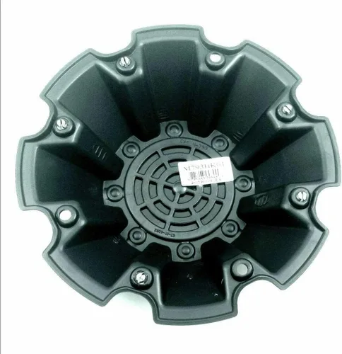 Vista 3 de WheelPros 4 Pack M793BK01 Tapa de metal Moto M-793 negra para centro de rueda