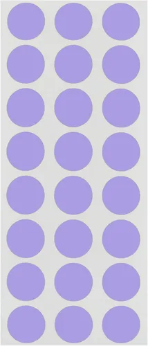 Vista 17 de ChromaLabel Etiquetas adhesivas circulares de 1/2 pulgada, etiquetas redondas de alta visibilidad, puntos adhesivos extraíbles, 1200 calcomanías