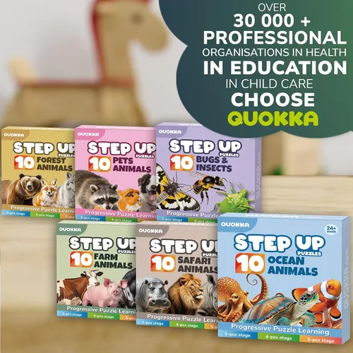Vista 6 de Step Up Puzzles para niños de 3 a 5 años - Rompecabezas realistas para Océano