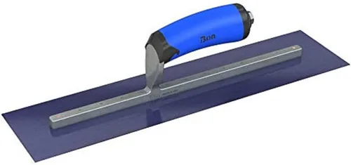 Vista 12 de Bon 66-175 - Paleta de acero con acabado urbano, cuadrada, acero azul, 12 x 3 pulgadas, madera Manija de madera
