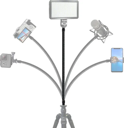 Vista 2 de VidPro FA-22 - Kit de brazo flexible de 22 pulgadas, capacidad de 3 libras