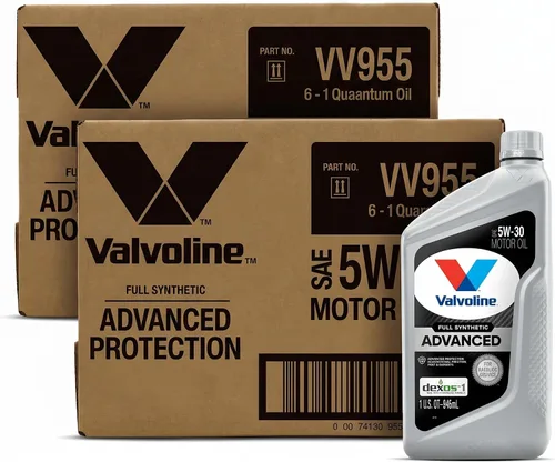 Vista 55 de Valvoline - Aceite sintético avanzado para motor SAE 0W-16 1 QT, caja de 6