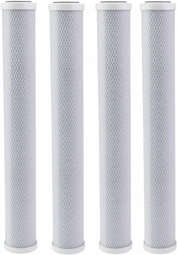 Vista 2 de IPW Industries, Inc. - Cartuchos de repuesto OptiPure (CTOS-20) - Filtros de bloque de carbono de 20 pulgadas para filtro de agua y configuración