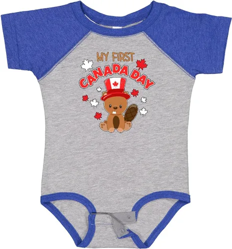 Vista 30 de inktastic My First Canada Day Baby Bodysuit