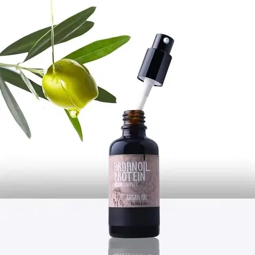 Vista 2 de Morocco Pure Argan Oil Hair Care Tratamiento de proteína marroquí para cabello rizado, seco y dañado Hidratante y reparador para brillo y fuerza