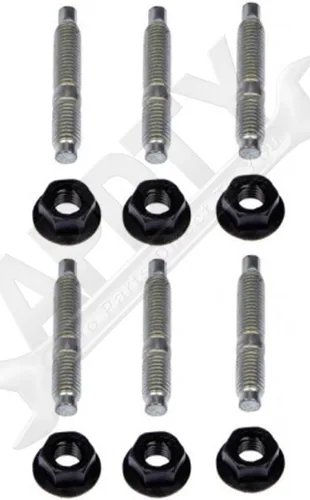 Vista 3 de APDTY Kit de hardware del colector de escape 14525C